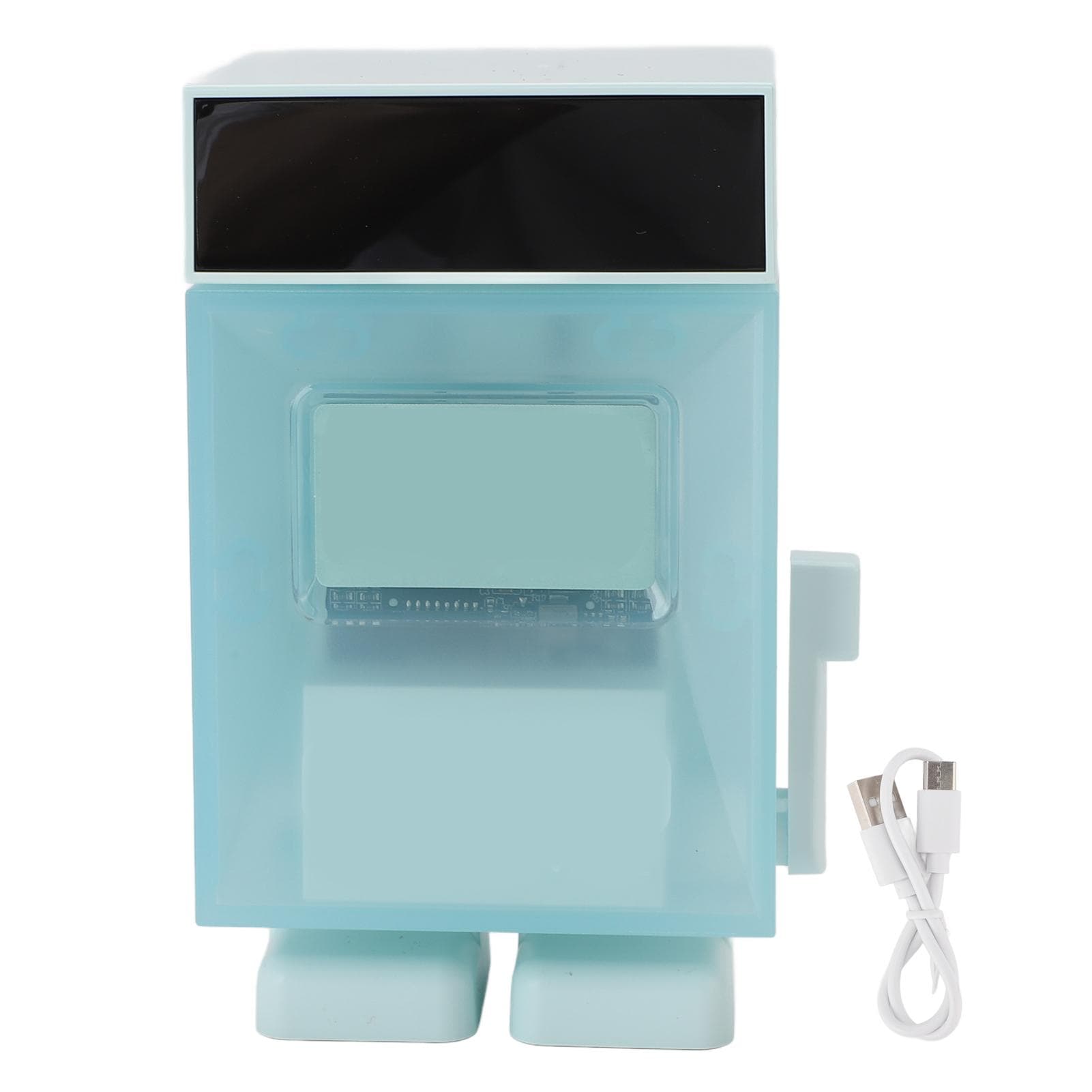 Answer Selection Machine Toy Desktop Night Light Ornament for Office Desk Home Decoration Cyan cyan