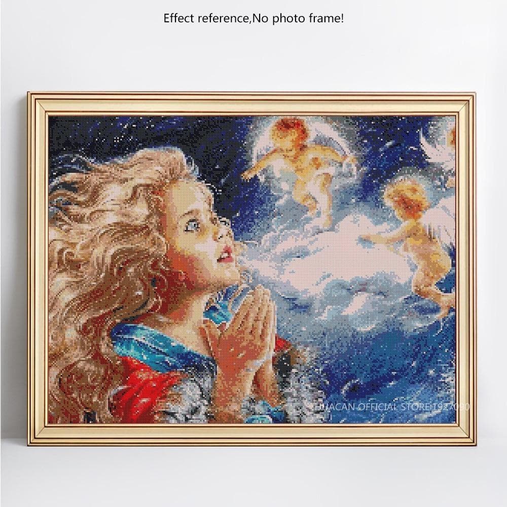 5D DIY Diamond Painting Religious Icon Full Square Rhinestone Baby Diamond Embroidery 20X30CM