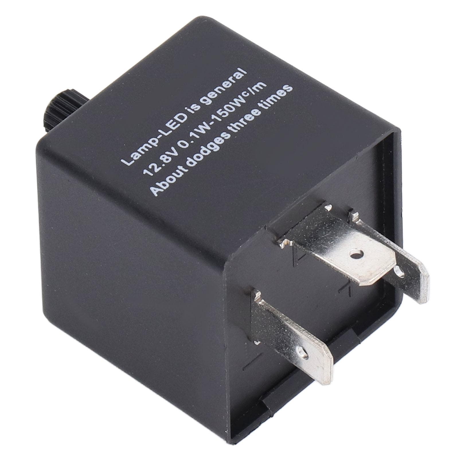 LED Flasher Relay Adjustable Frequency 3 Pin ABS Waterproof Module for Car Motorcycle