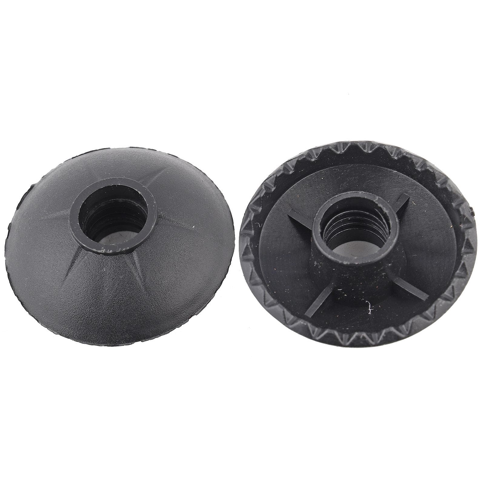 12PCS Black Trekking Pole Round Snow Ski Mud Basket Hiking Walking Stick Replacement Accessory
