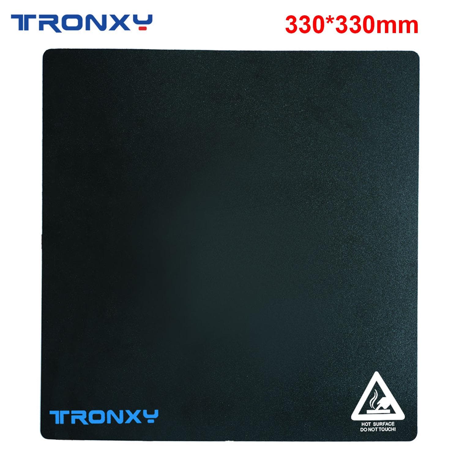 Tronxy Heated Bed Sticker Sheet Build Surface High Temperature Resistant 330*330mm/13.0*13.0in for 330x330mm black