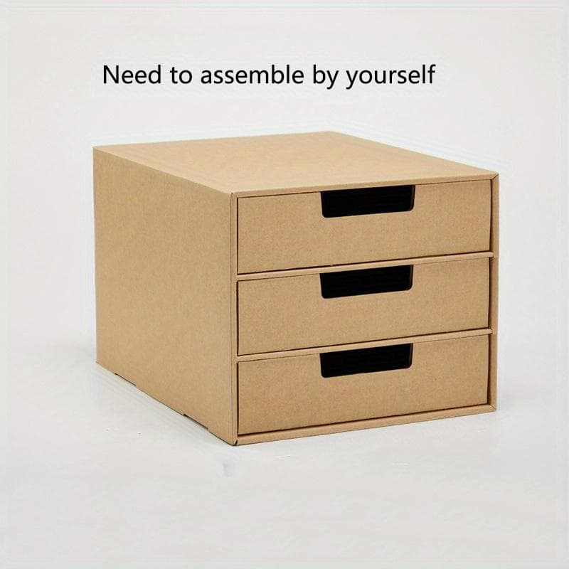 1pc Three layers drawers Office File Storage Box,stationery &magazine&File High quaity storage Drawer Organiser. Low