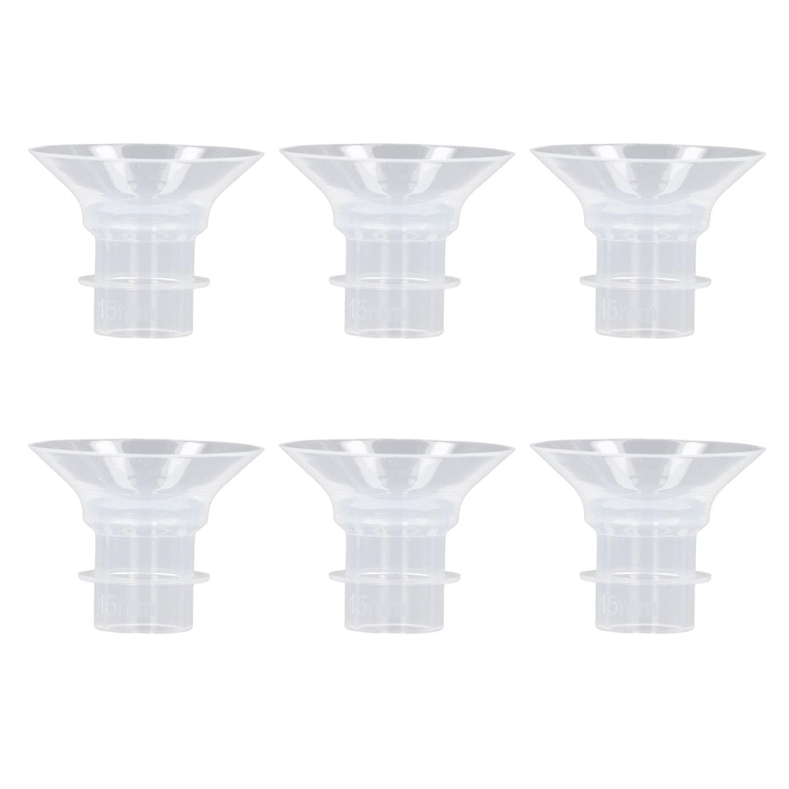 6pcs Flange Inserts Hands Free Bust Pump Wearable Portable Spectra 24mm Shields Flanges 21mm / 15mm