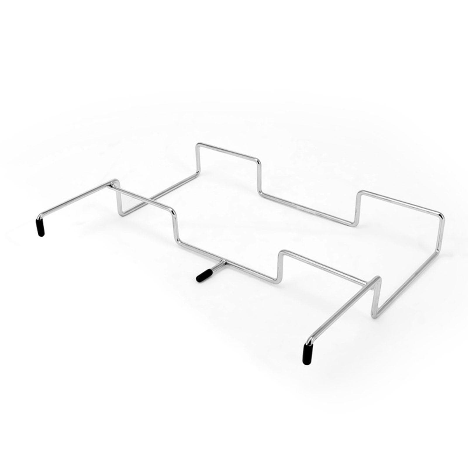 Camping Trash Bag Holder Rack Stainless Steel Garbage Bag Hanger Lightweight Table Garbage Rack for