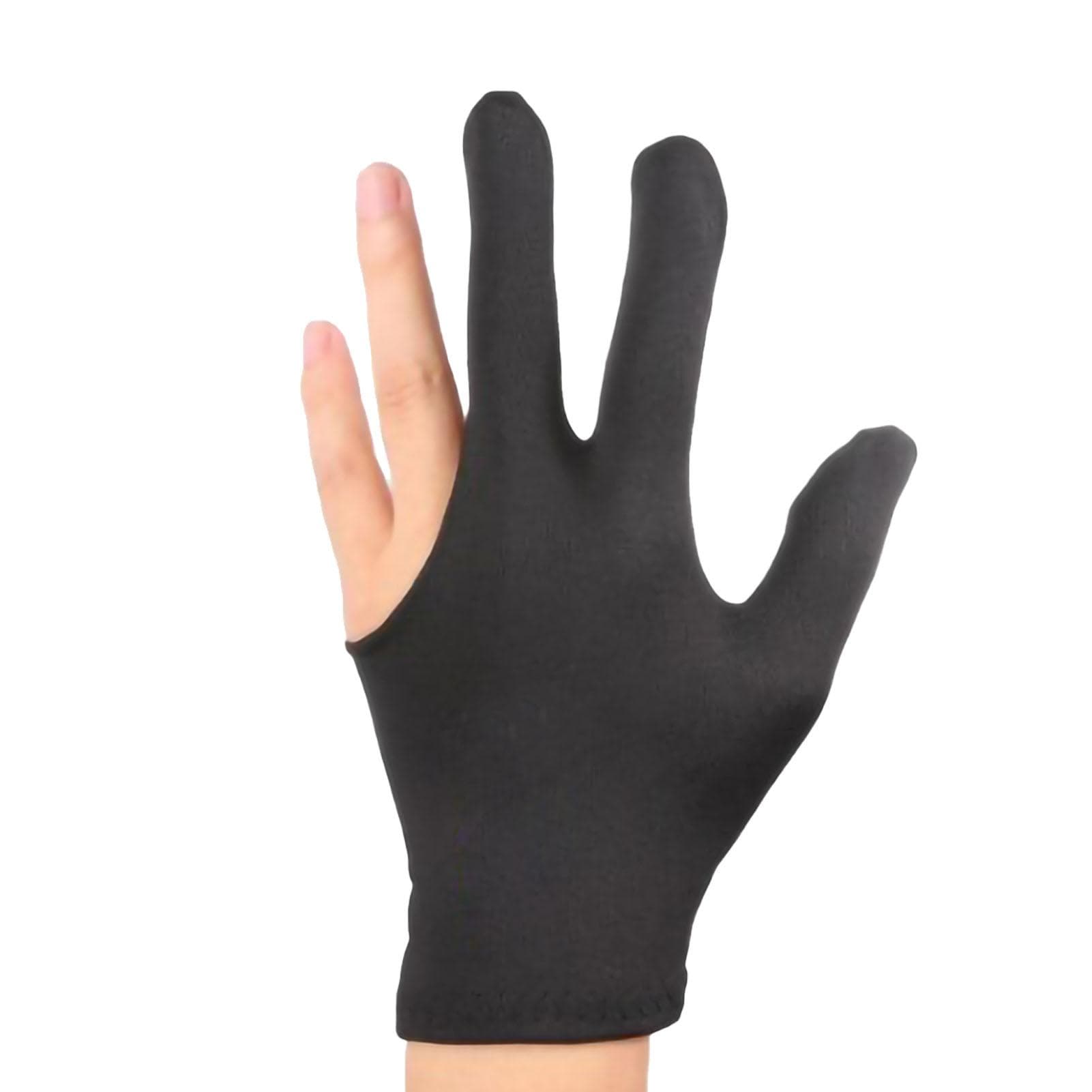 Billiards Gloves Elastic 3 Finger Snooker Cue Glove for Men Women Pool Accessory Billiard Cue Parts