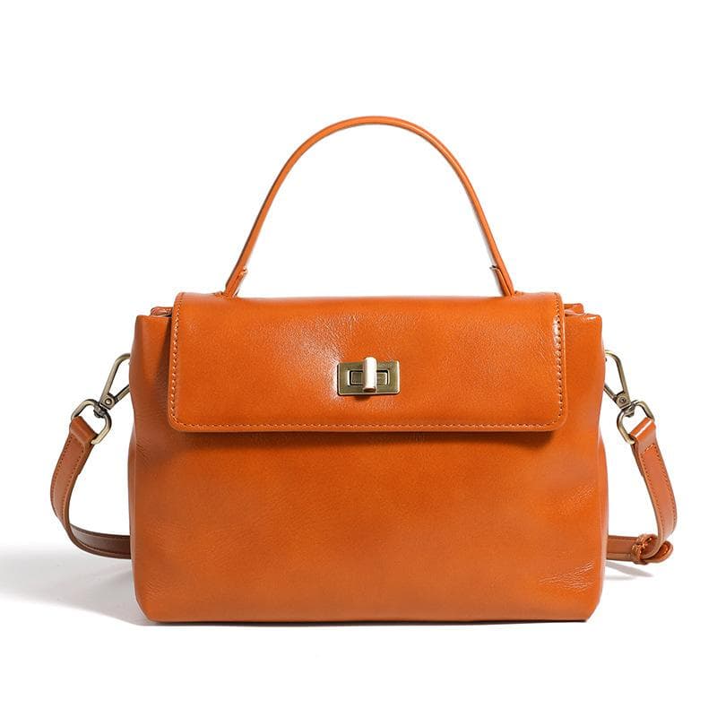 Women's Leather Bag Crossbody Bag Women's Spring Summer High-grade Texture Shoulder Bag Fashion Commuter Handbag 24*8*17CM yellow