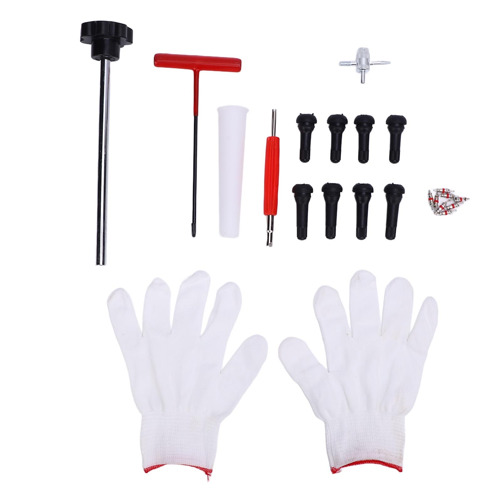 24PCS Tire Valve Change Tool Quick Change Tire Valve Repair Install Tool for Replacing Leaky Valves