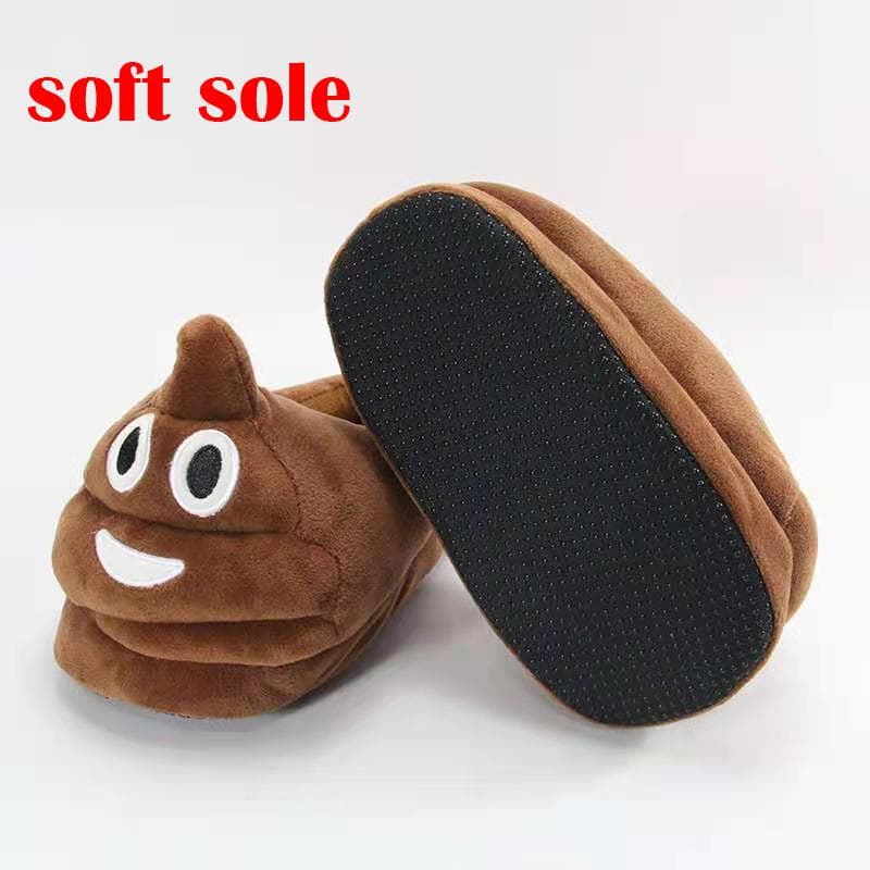 For Man And Women Slipper Prankish Cartoon Indoor Thickening Warm Plush Slippers Winter Shoes 30-35(22cm)