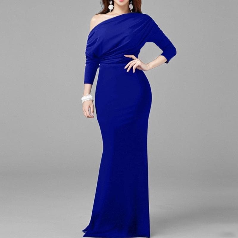 Spring Women's Temperament Elegant French Sleeveless Off-shoulder Tight Party Dress 3XL