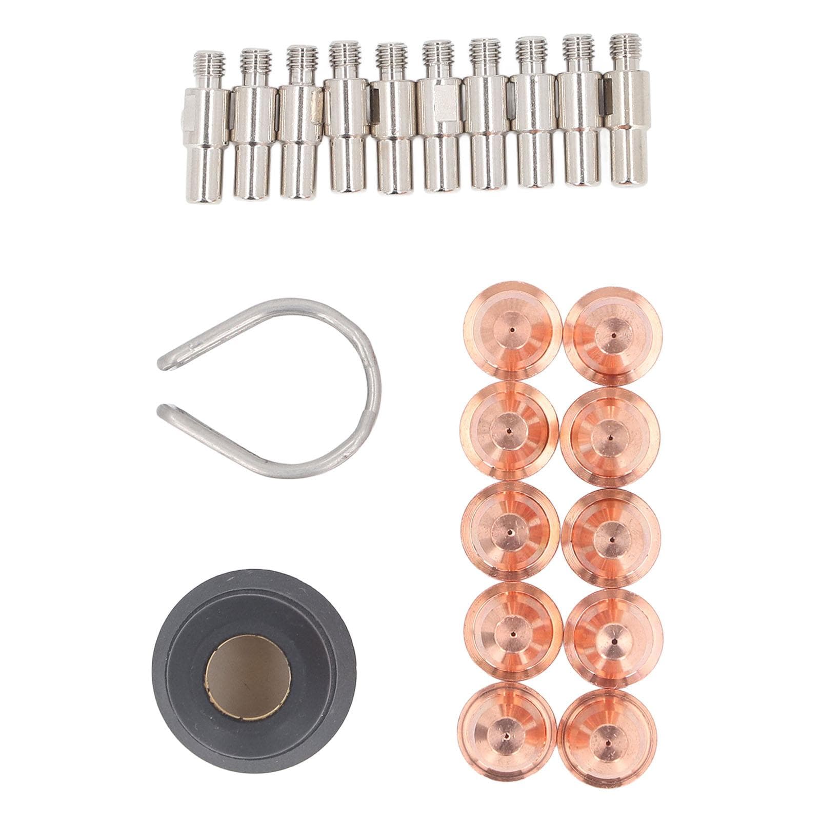 23PCS Set Plasma Cutter Torch Accessory Kit PR0010 Electrodes PD011608 Nozzle Tips Spacer Guide