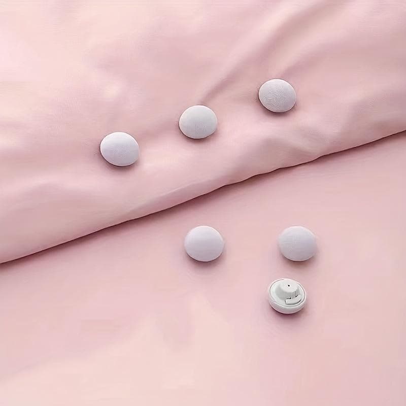 12 Pack Reusable and Removable Bed Sheet Fasteners - Anti-Slip Clips for Secure and Comfortable Sleep