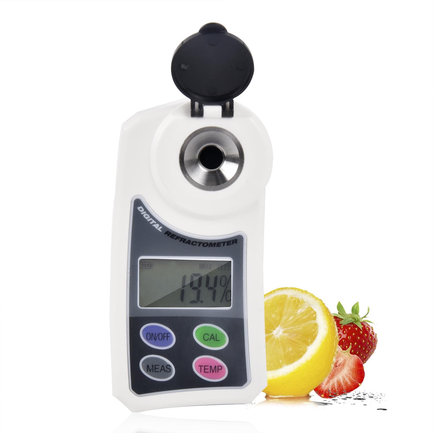 Digital Brix Sugar Refractometer Electronic Handheld Sweetness Meter Saccharimeter Measurement