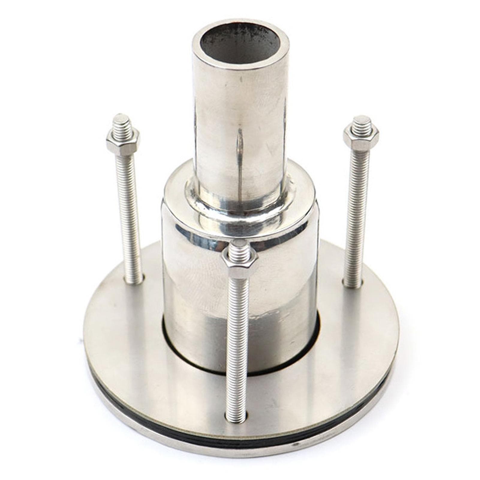 Thru Hull Exhaust Skin Stainless Steel Marine Exhaust Port Fittings for RV Boat Diesel Parking S-24MM