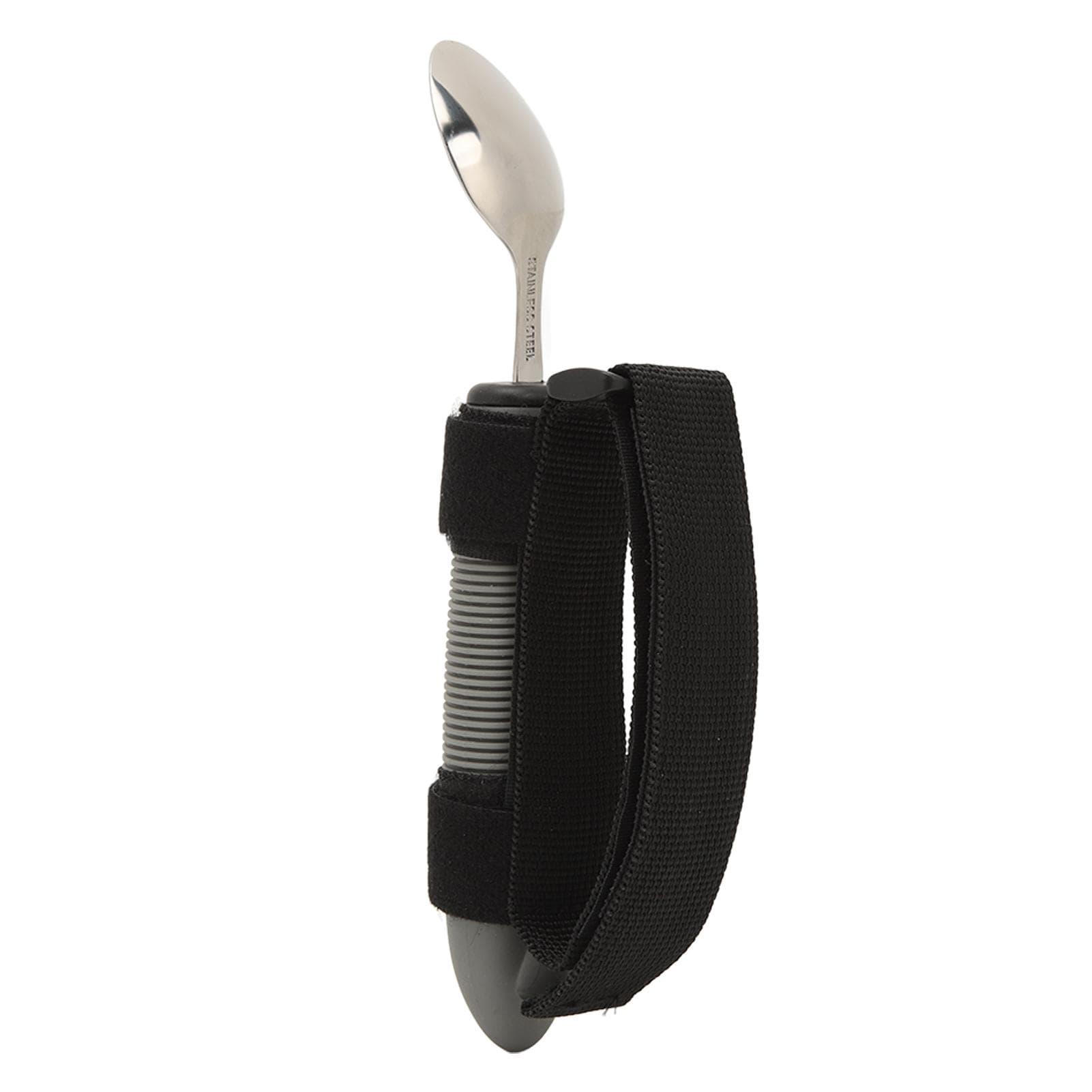 Eating Aids Spoon Stainless Steel Antislip Easy to Grip Adaptive Eating Tableware for Elderly