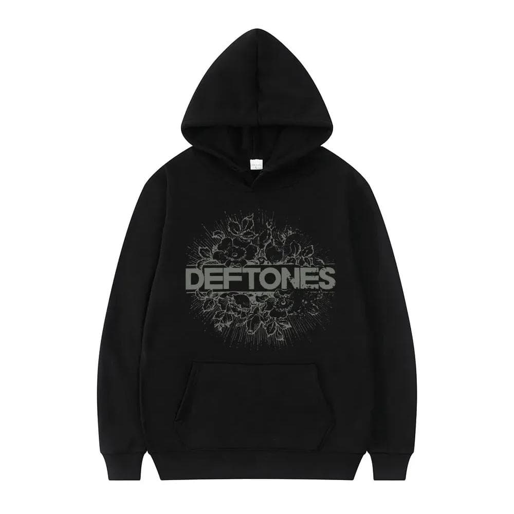2024 Deftones Fashion Prevalent Print Hooded Men Women Plus Size Hoodies Retro Punk Sweatshirt Unisex Personality Streetwear 5XL