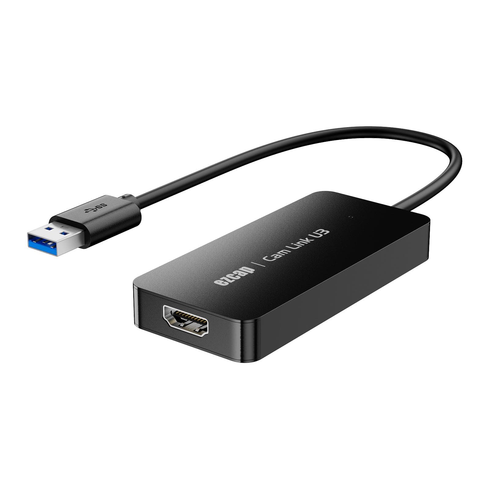 ezcap370 Gam Link U3 Video Capture Box 4K HD IN 1080P HD Recording Box USB3.2 Audio Video Converter black