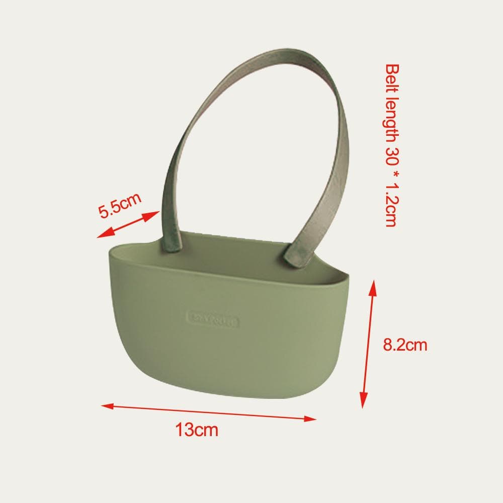 Kitchen Sink Holder Silicone Hanging Drain Basket Adjustable Drain Rack Soap Sponge Holder Faucet Holder Kitchen Accessories New green