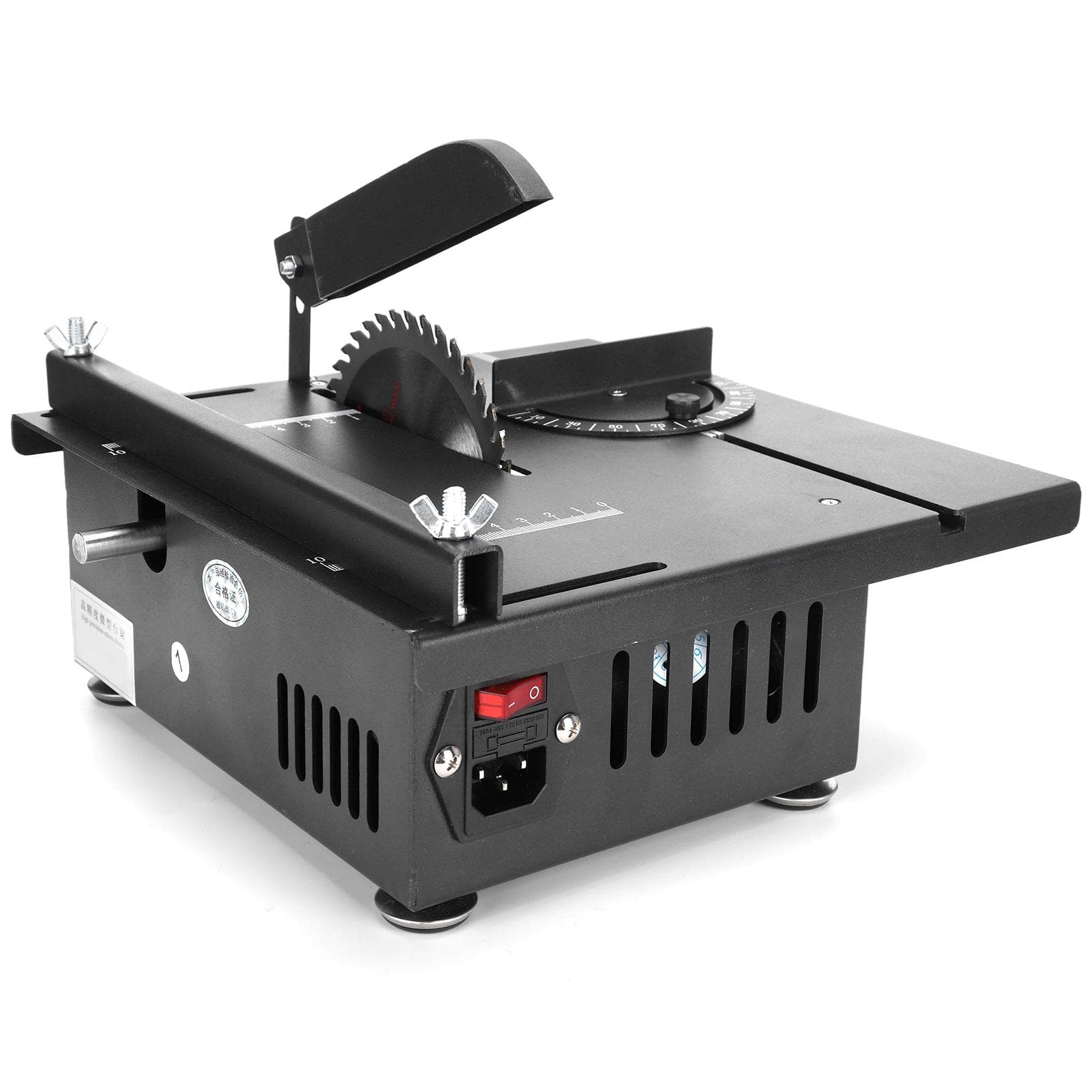 Mini Table Saw Set DIY Home Woodworking Machine Small Cutting Tools 1200W 110‑240VUS Plug US Plug