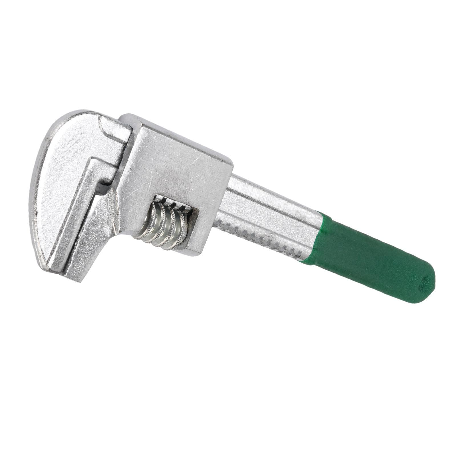 Automotive Wrench 9in Adjustable Wide Jaw Opening 2.64in F Shaped for Automobiles Construction