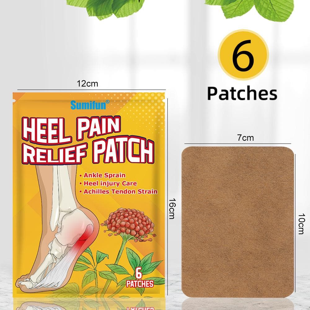 6pcs/bag Heel Spur Patch Pain Relief Plaster Moxibustion Foot Care Sticker K17701