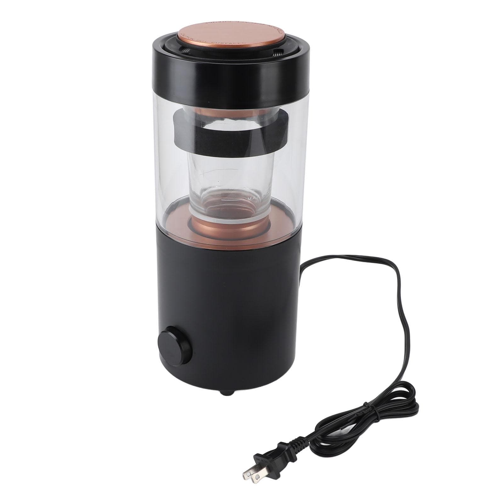 Coffee Bean Roaster 1300W Stainless Steel Transparent Glass Automatic Coffee Roaster Machine with L
