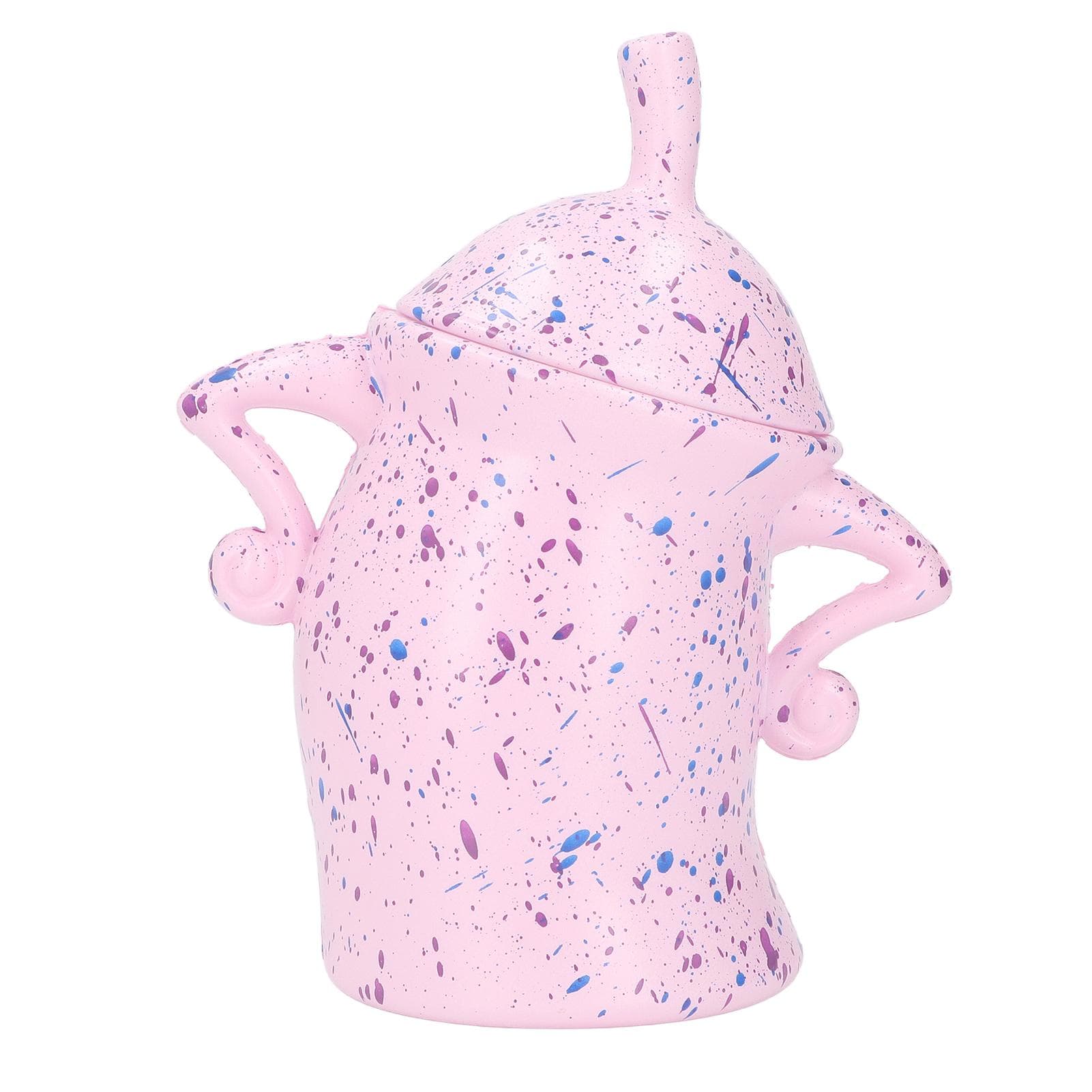 Fun Food Storage Jar ABS Unique Creative Appearance with Airtight Lid Cute Storage Canisters for Pink