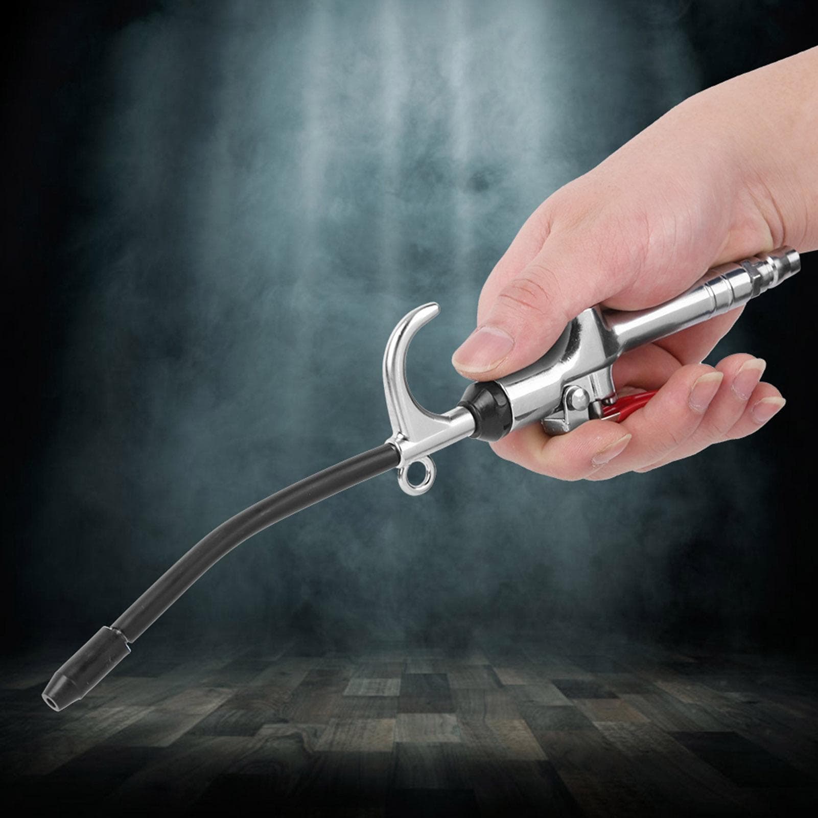Air Dust Cleaning Gun Pistol Type Aluminum Alloy for Motorcycle Repairing Industry