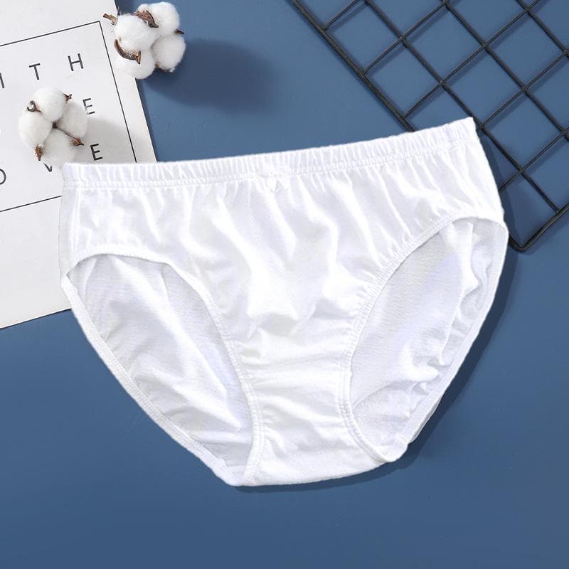 Women's Plus Size Mid-Waist Cotton Underwear - Breathable & Loose Fit 4XL (135-160 jin)