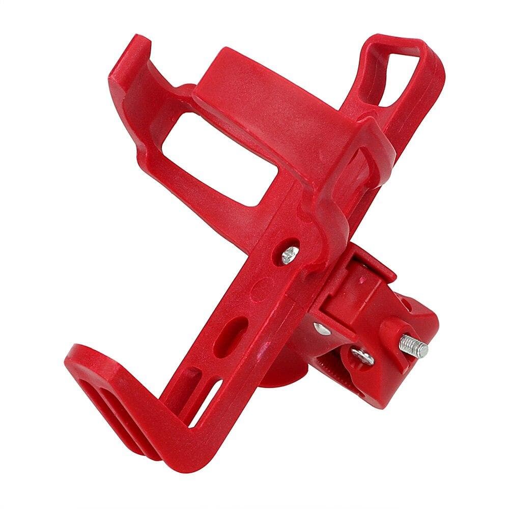 Mountain Bike Cup Stand Motorcycle Water Bottle Coffee Clip Mount Holder Outdoor Sports Bicycle Drink Holder red