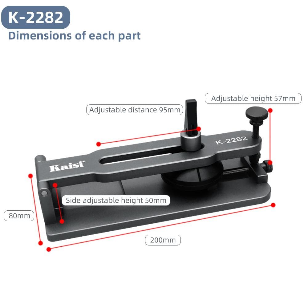 2 In 1 Mobile Phone Free Heating LCD Screen Splitter Quick Removal Separation Fixture Repair Glass Cover Clamping