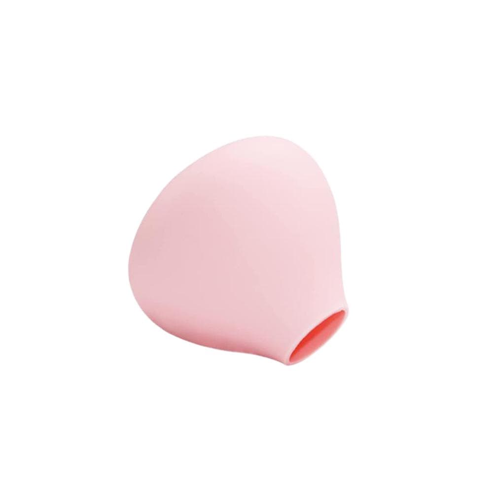 Makeup Brush Covers Makeup Brush Holder Reusable Silicone Dust Cover Brush Organizer Case for pink