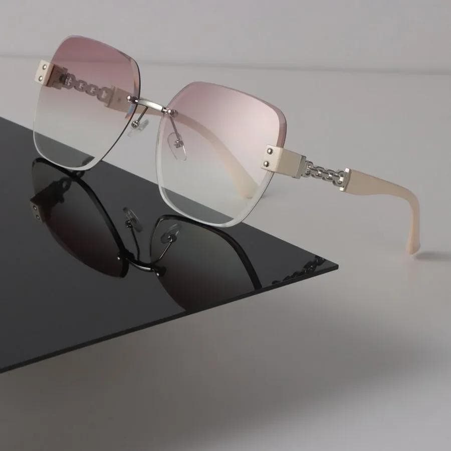 Retro Square Sunglasses Women Men Luxury Designer Mirror Sun Glasses Gradient Colors Oculos De Sol Other