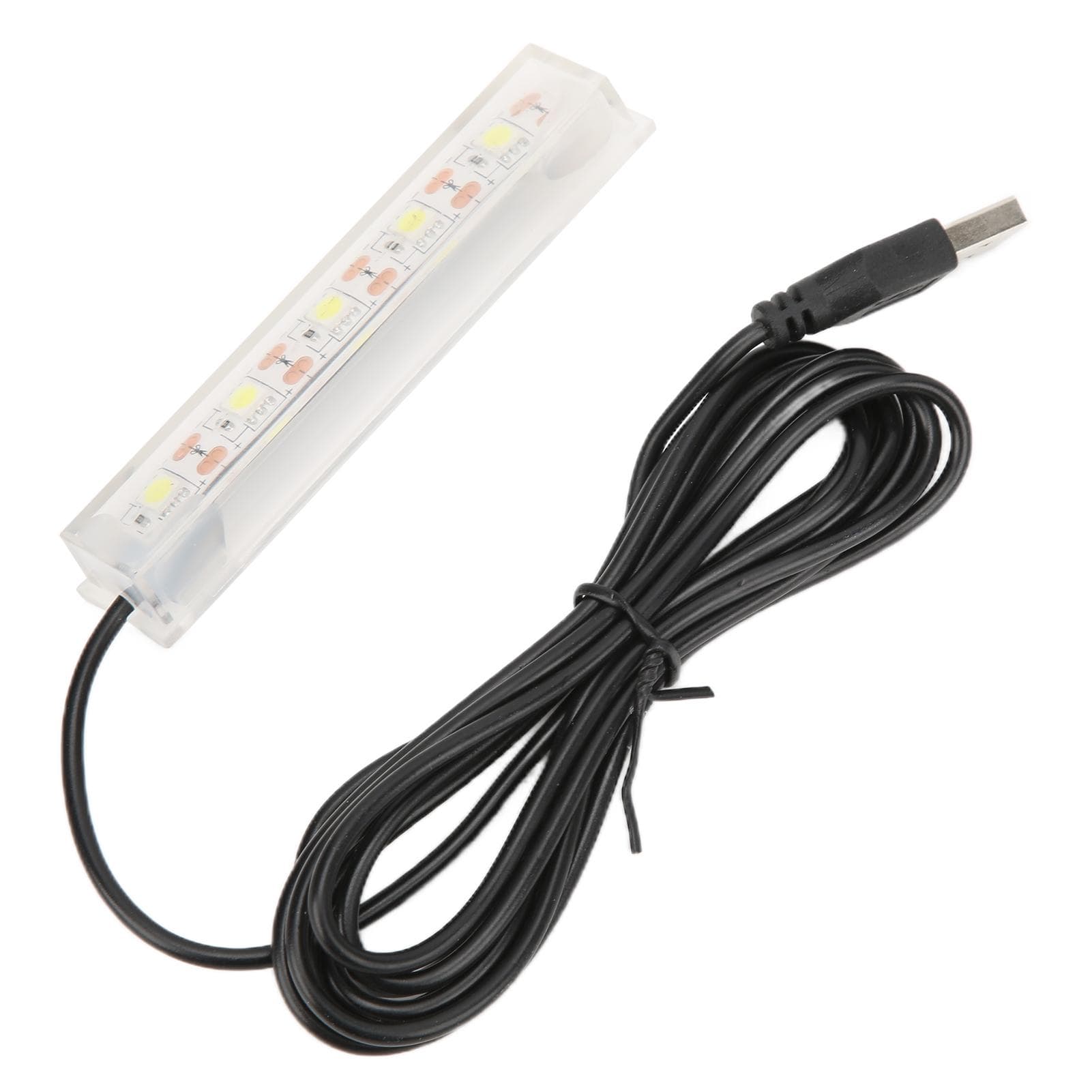 Aquarium LED Light Small USB Betta Fish Tank White Light for Indoor Aquarium Plants
