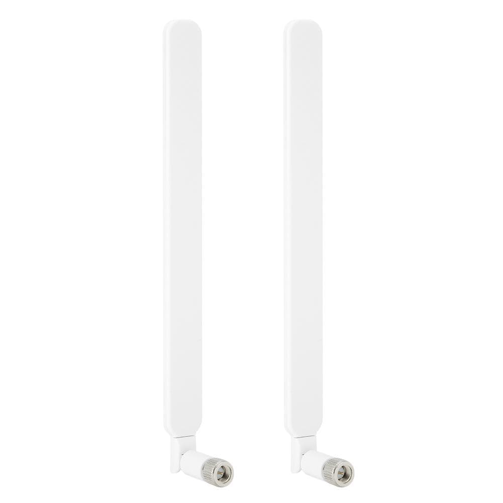 2Pcs 4GLTE Router Antenna B593 CPE for Huawei Network Signal Wireless Male BoosterWhite white