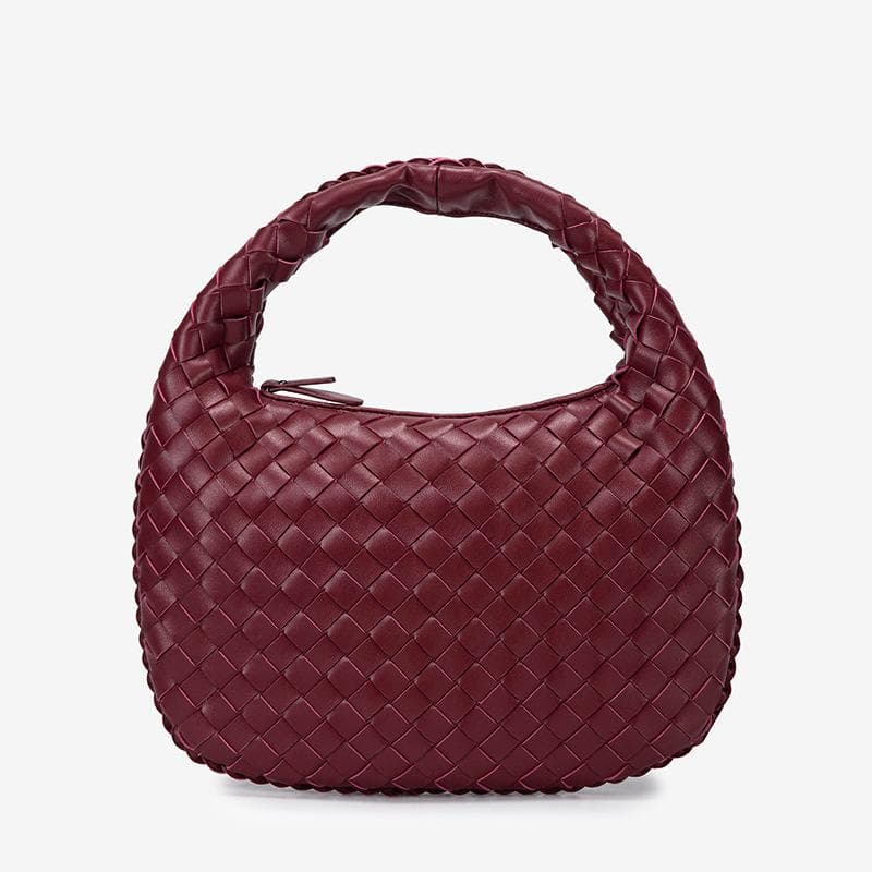 Women's Woven Bag, European and American Retro Vegetable Basket, Underarm Bag, Hand Bag, Shoulder Bag