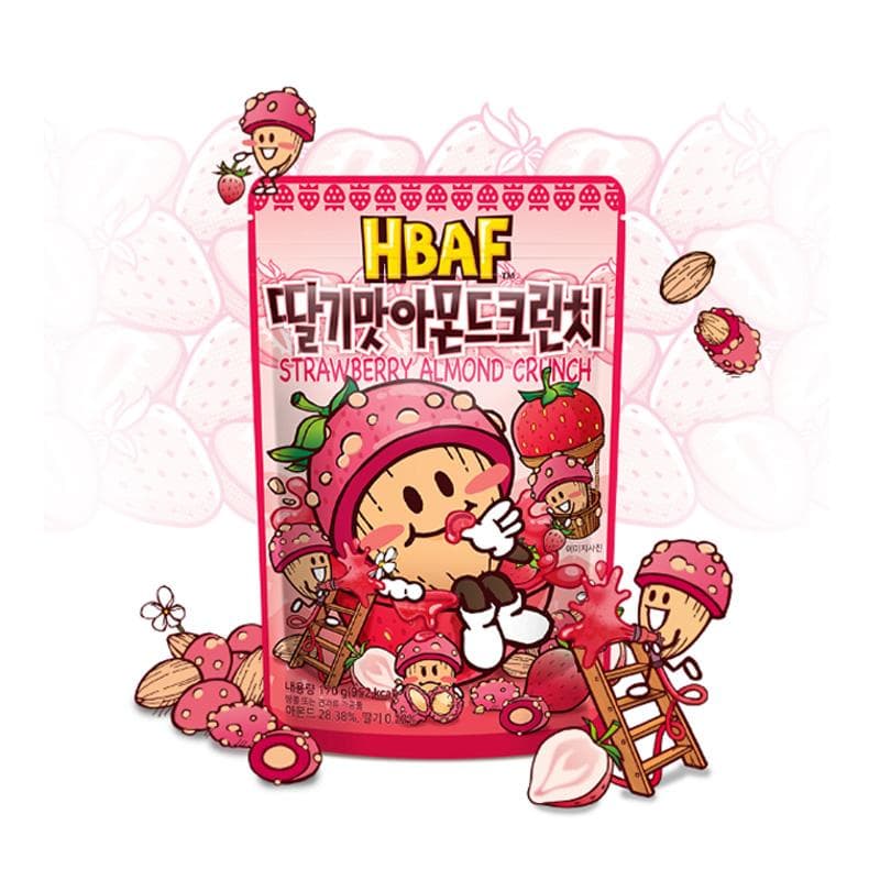 HBAF Seasoned Almonds&Cashewnut 170g/190g (35 Floavors) #Strawberry Crunch 170g