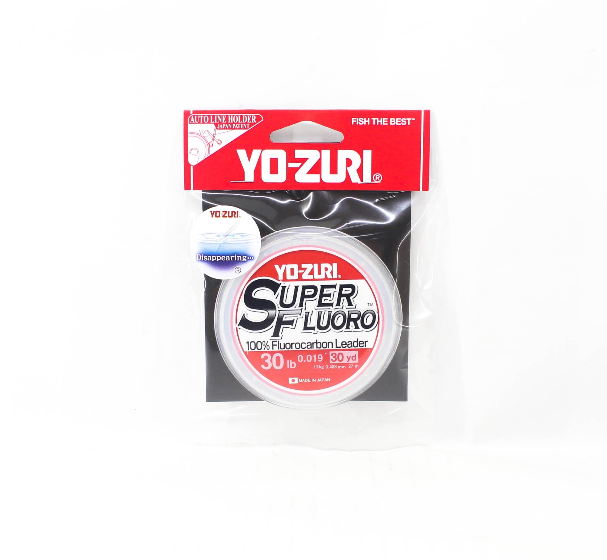 Yo Zuri Super Fluoro Fluorocarbon Leader 30yds 30lb 0.488mm R1489-NC (8670) clear