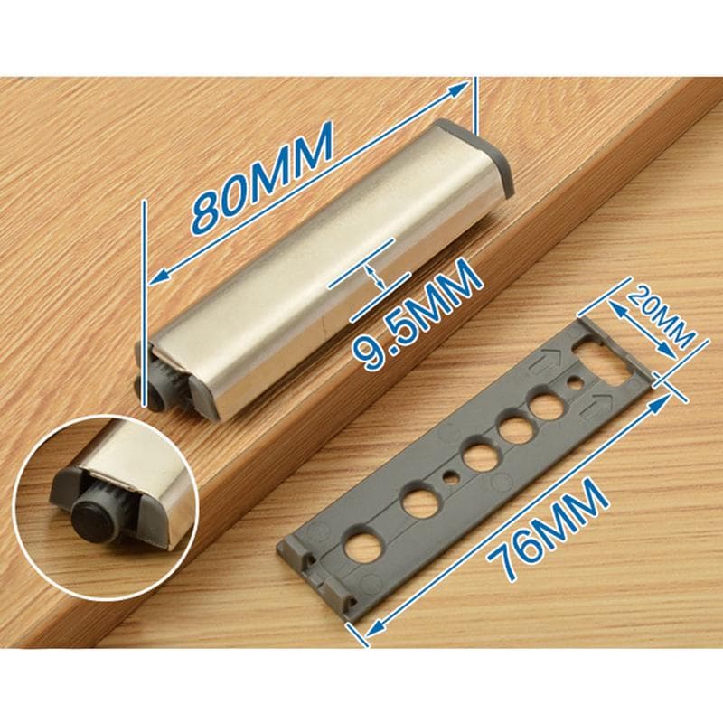 House Furniture Cabinet Catches Cupboard Cabinet Door Push Open Door Drawer Amortisseur Touch Latch Pad Rebounder