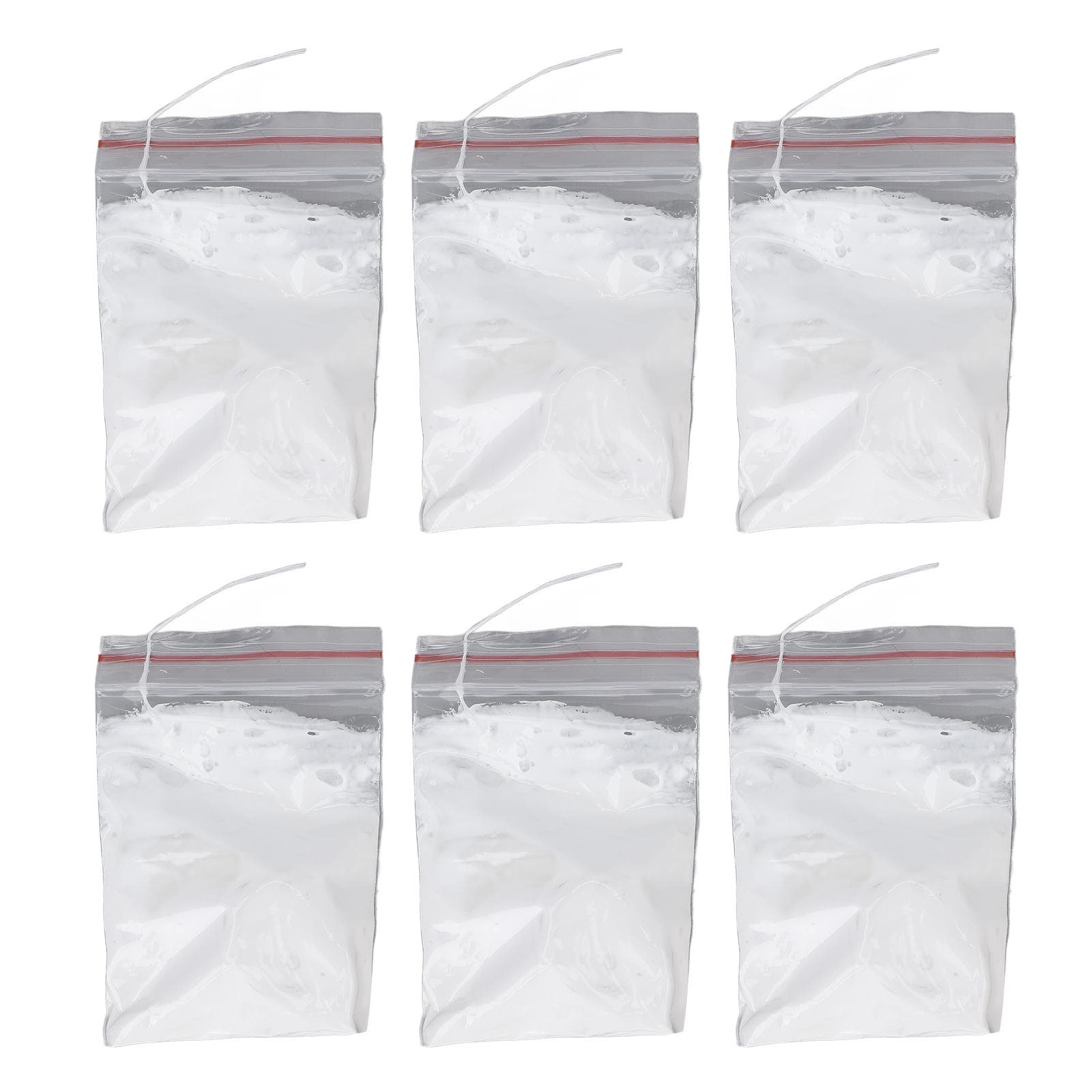 6pcs Eyebrow Mapping String Microblading Pre Inked Mapping Thread Eyebrow Measuring ThreadWhite