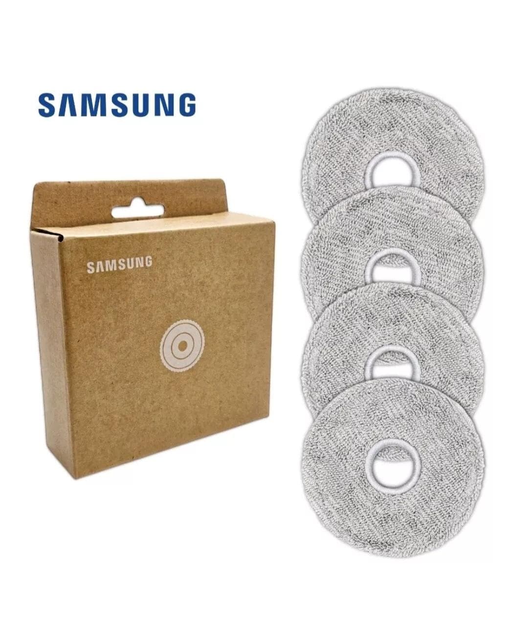 Samsung Genuine Cleaner Sweeper Mop Pad 4pc(VR7MD9*) For Jet Bot Robot AI Steam Vacuum (1BOX 4Pcs)
