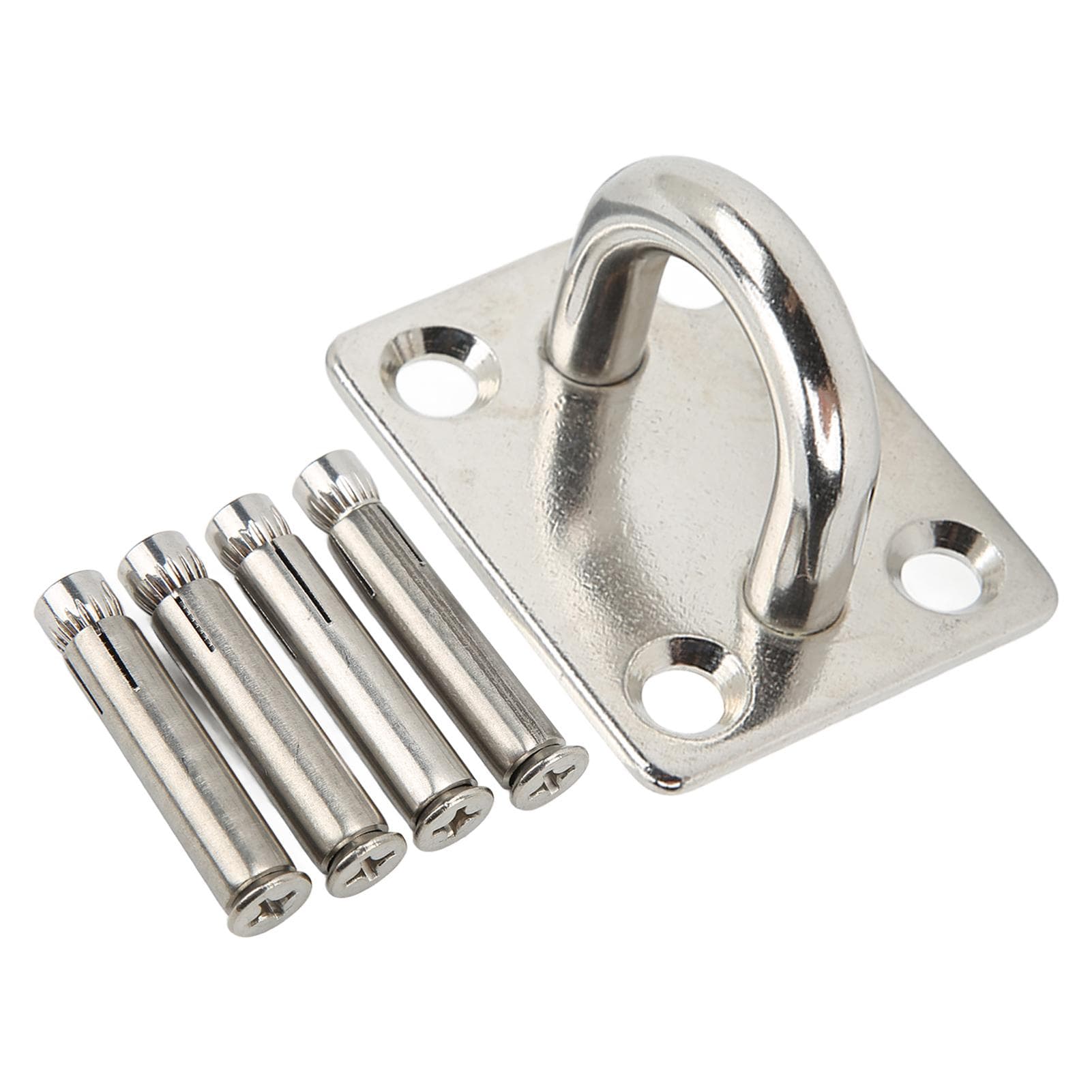 Hammock Hanger Ceiling Mount Bracket Suspension Hook Square Door Buckle 250kg Bearing for Indoor