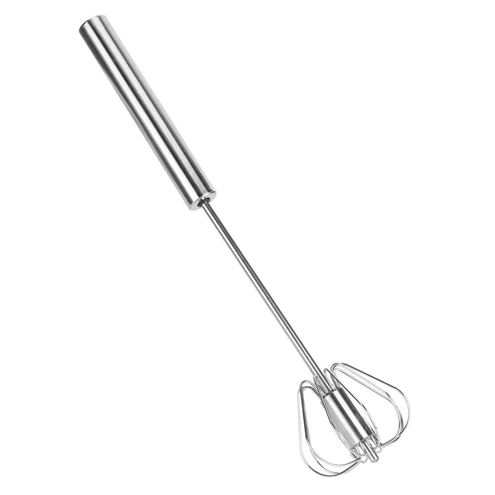 Semi Automatic Stainless Steel Egg Beater Mixer Blender Milk Frother Kitchen Utensils K3328#B (M)