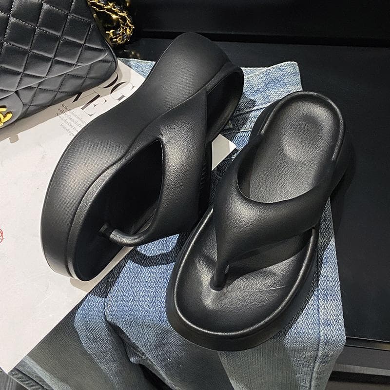 Thick Soled Travel Essentials Fashion Casual Women's Slippers Classic Style Comfy Beach Shoes Outdoor Non-slip Sandals for Women 41