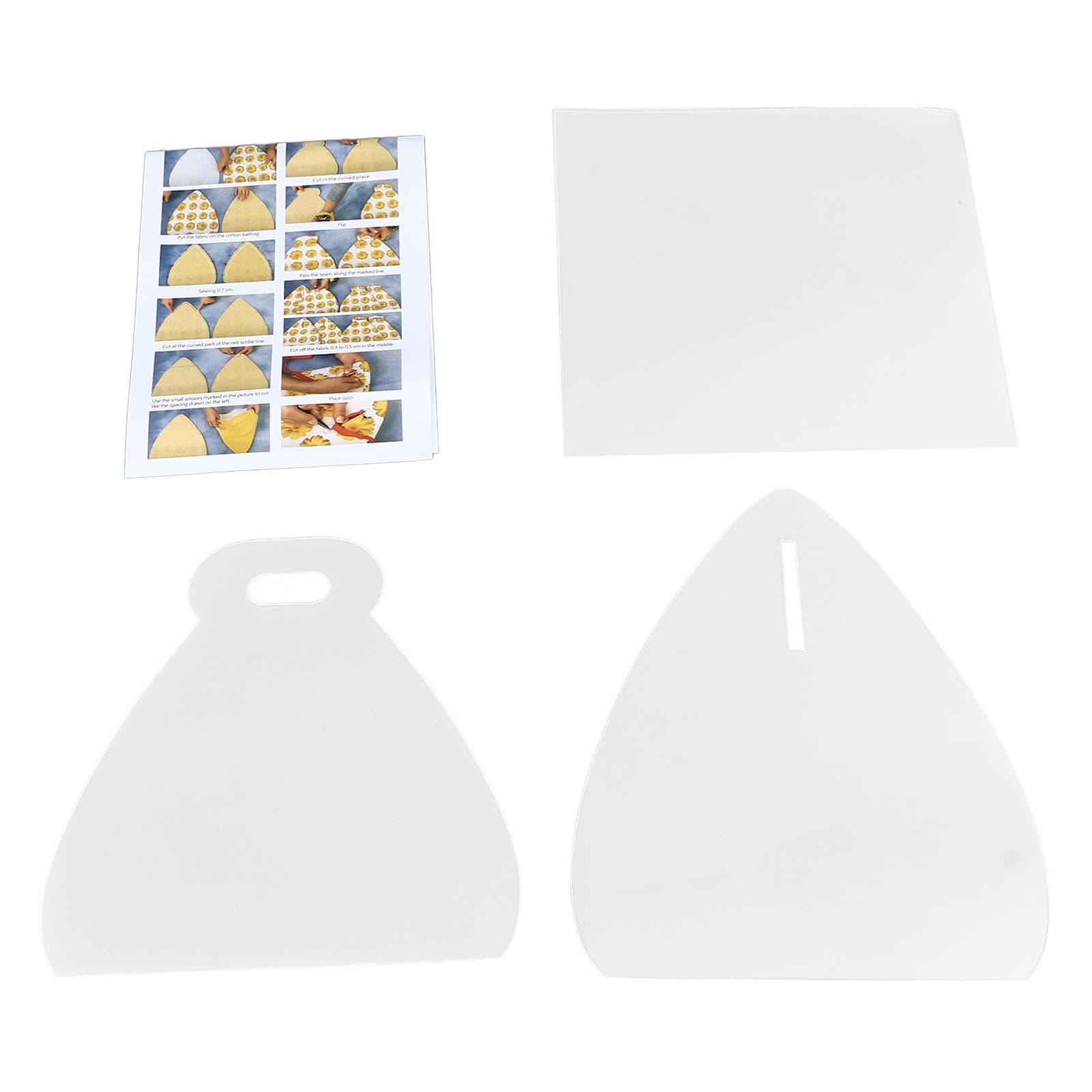 Gift Box Template PET Material Stereoscopic Box Sewing Stencil for DIY Food Carrier Packaging Case Large 12 Inch