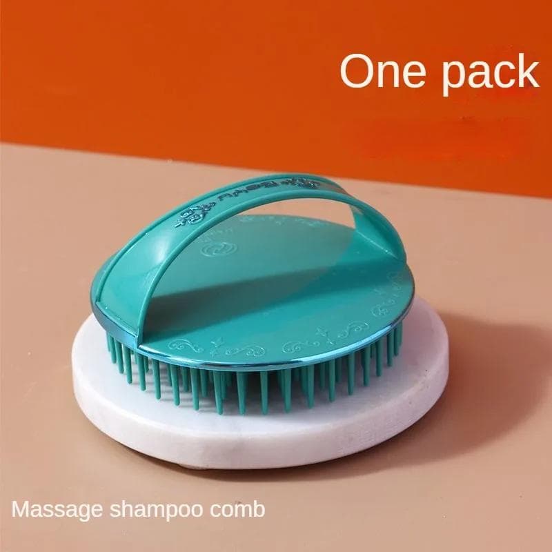 Comb Handheld Scalp Soft Shampoo Brush Bathroom Products Massage Brush Washing Comb Shower Shampoo Scalp Shower Brush green