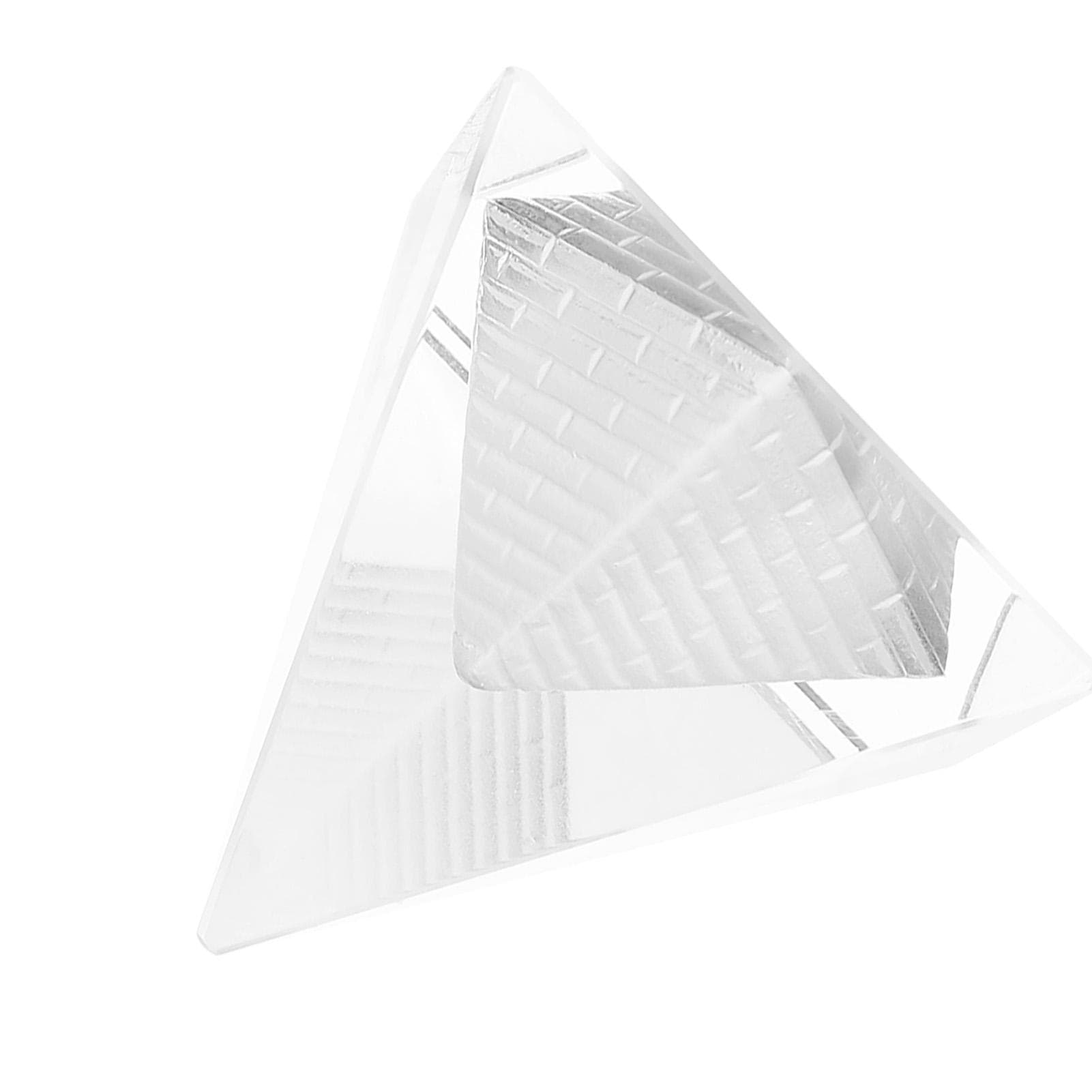 Crystal Pyramid Quartz Stone Carving Figurines Home Decoration Furnishing Article