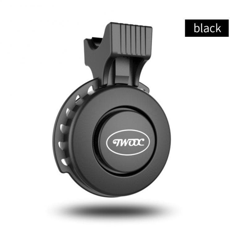Bicycle Electric Horn USB Charging Electric Bell Electric Scooter Horn Riding Equipment Alarm Ring Bike Bell Bike Accessories black