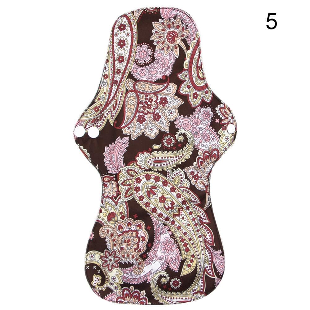 Super Beauty Store Extra-size Bamboo Cotton Menstrual Pad Reusable Washable Sanitary Panty Liner 5#