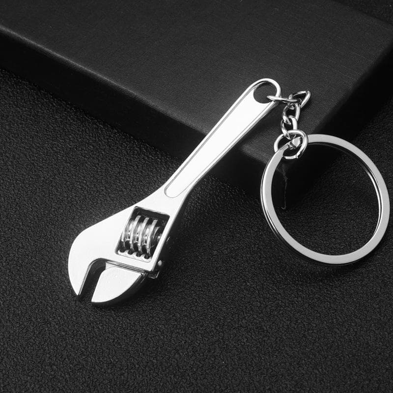 All Tools Keychain Vise Key Chain Metal Adjustable Creative Tool Ring Keyring Events Vise Keychain 7
