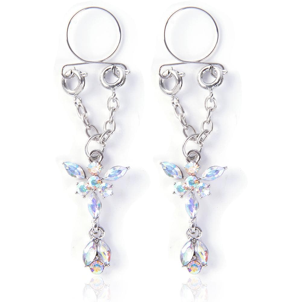 Fashionable Nipple Ring Adjustable Piercing Body Jewelry Decoration (AB color)